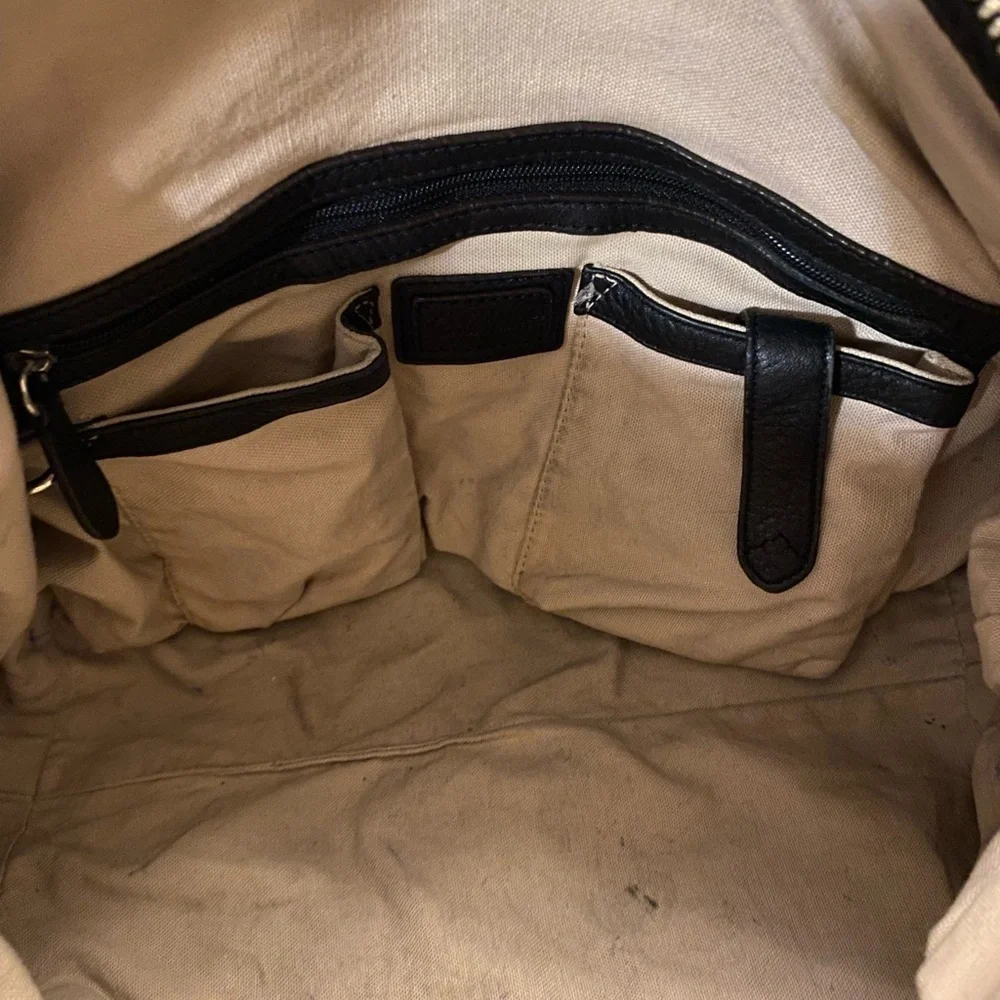 Cole Haan Black Leather Shoulder Bag